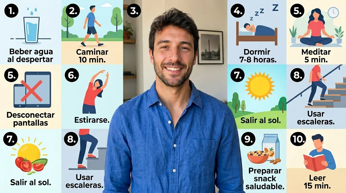 Levantarse del escritorio cada media hora Levantarse del escritorio cada media hora
