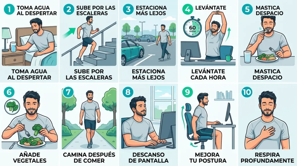 10 micro hábitos para poner en práctica desde hoy mismo que puden marcar gran diferencia en la salud