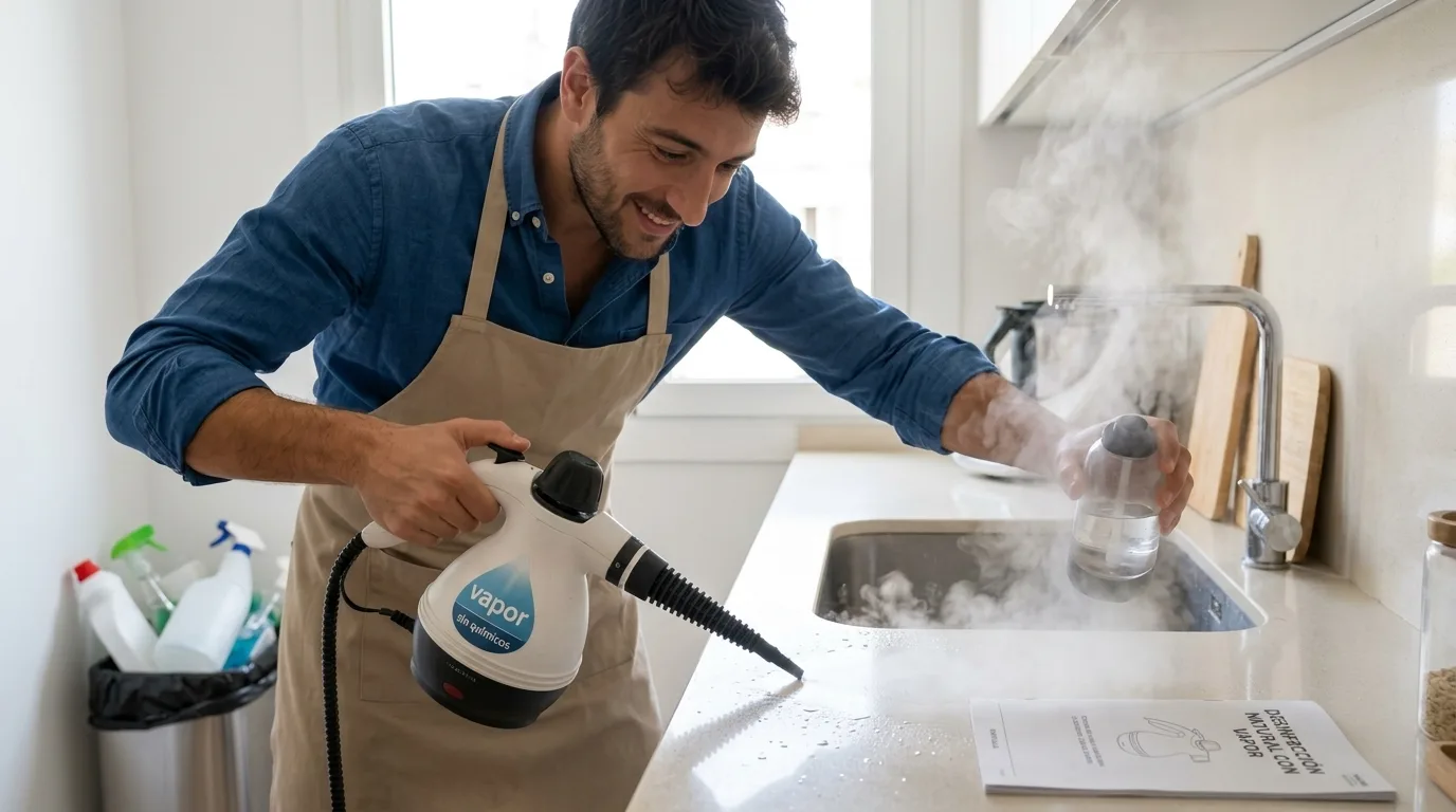 Limpiadores a vapor para desinfectar sin usar químicos. Limpiadores a vapor para desinfectar sin usar químicos.