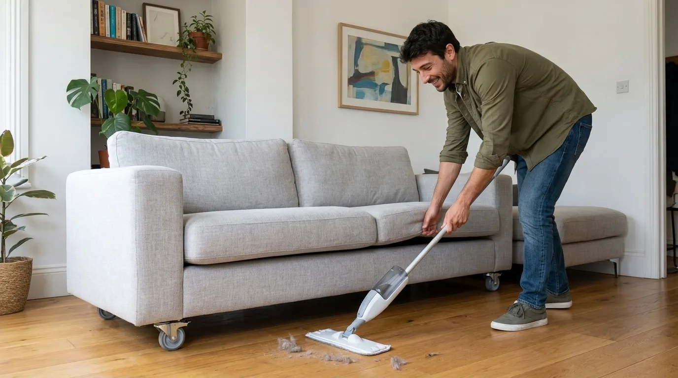 Descubre cómo los muebles multifuncionales facilitan la limpieza del piso: camas elevables, sofás con almacenamiento y mesas extensibles que optimizan tu hogar.