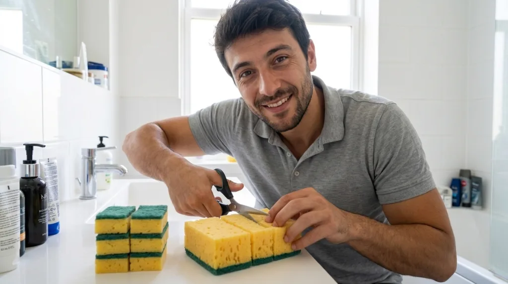 El truco que me ayuda a ahorrar en esponjas de baño: duran más y quedan como NUEVAS